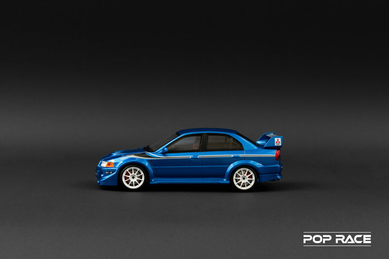 [ Pré-commande ] Mitsubishi Lancer Evolution Tommi Makinen Edition Blue  1/18 POPRACE PR18-EVO65-BLU