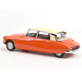 Citroën DS 19 1955 Orange Capucine & Crème 1/12 NOREV 121580