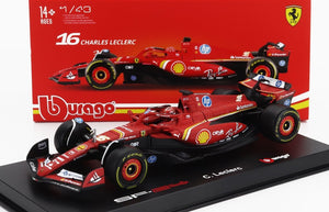 Ferrari F1 SF-24 #16 Leclerc Emilia Romagna Imola GP 1/43 BBURAGO 18-36843-L-IMOLA