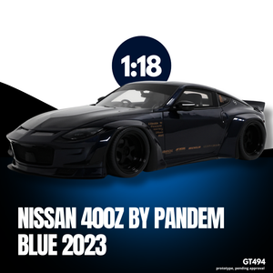 [ Pré-commande ] Nissan 400Z By Pandem Midnight Blue 2023 1/18 GT SPIRIT GT494