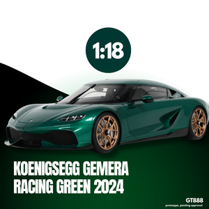 [ Pré-commande ] Koenigsegg Gemera Racing Green 2024 1/18 GT SPIRIT GT888