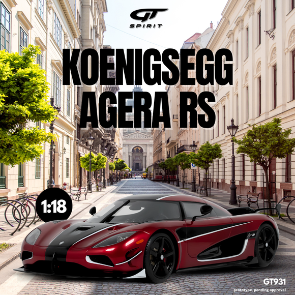 [ Pré-commande ] Koenigsegg Agera RS Red 1/18 GT SPIRIT GT931