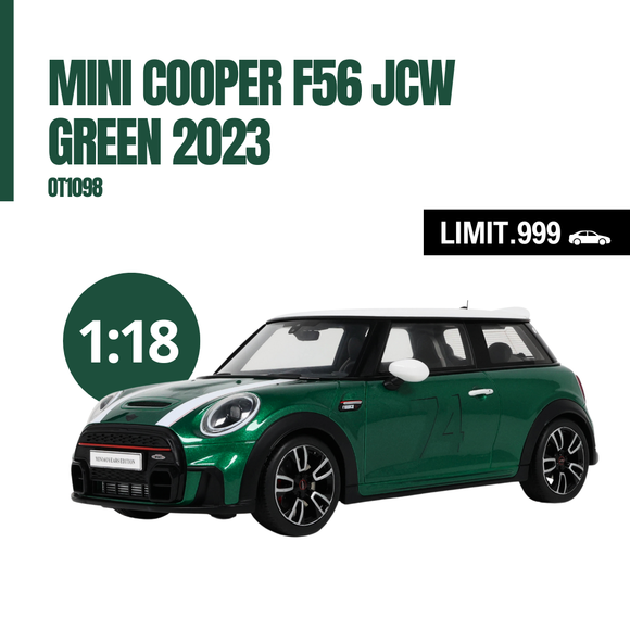 Mini Cooper F56 JCW British Racing Green 1/18 OTTOMOBILE OT1098