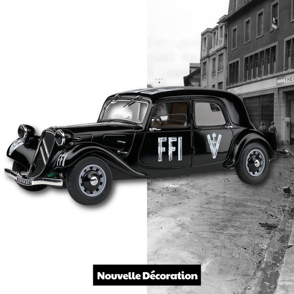 Citroën Traction FFI Black 1944 1/18 SOLIDO S1800908