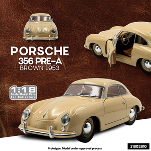 [ Pré-commande ] Porsche 356 Pré-A Brown 1953 1/18 SOLIDO S1802810