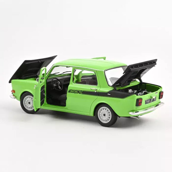 [ Pré-commande ] Simca 1000 Rallye 2 1976 Vert Racing 1/18 NOREV 185715