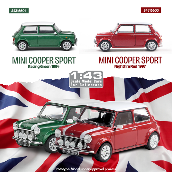 [ Pré-commande ] Mini Cooper Sport Nightfire Red 1997 1/43 SOLIDO S4316603