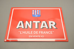 Plaque métal publicitaire " Antar "